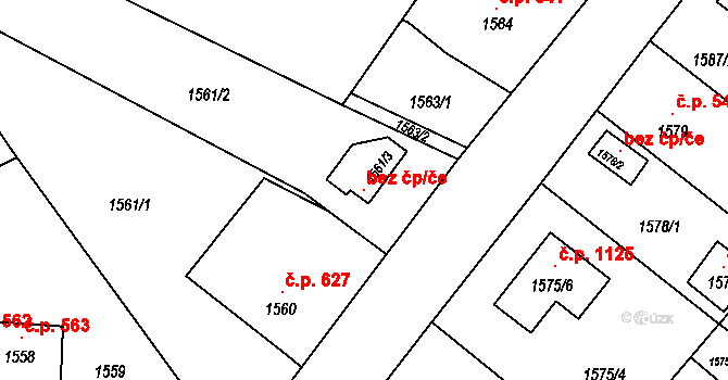 Štramberk 102333904 na parcele st. 1561/3 v KÚ Štramberk, Katastrální mapa