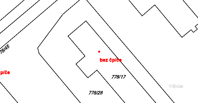 Jablonec nad Nisou 44216904 na parcele st. 778/17 v KÚ Rýnovice, Katastrální mapa