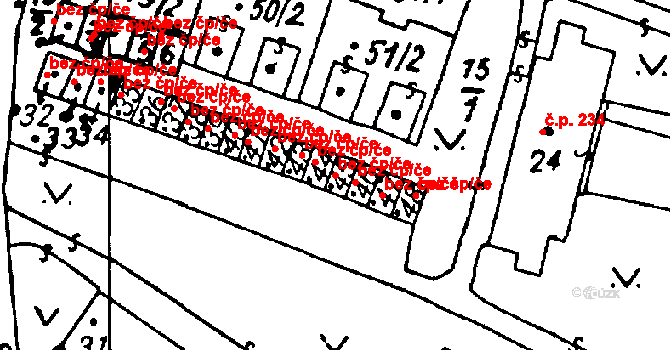 Heřmanova Huť 45767904 na parcele st. 45 v KÚ Vlkýš, Katastrální mapa