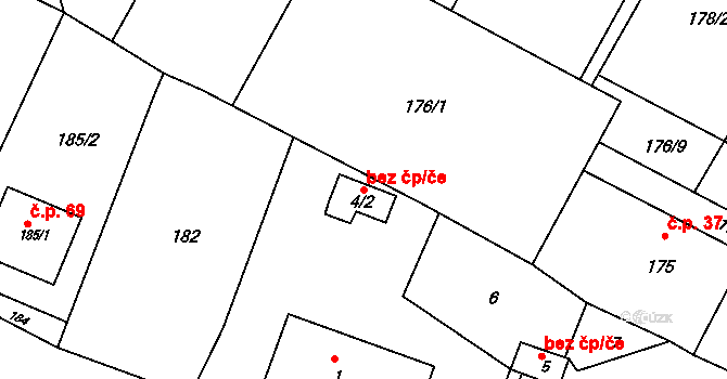 Braníškov 49922904 na parcele st. 4/2 v KÚ Braníškov, Katastrální mapa