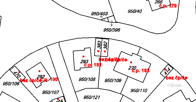 Dolní Třebonín 48721905 na parcele st. 383 v KÚ Dolní Třebonín, Katastrální mapa