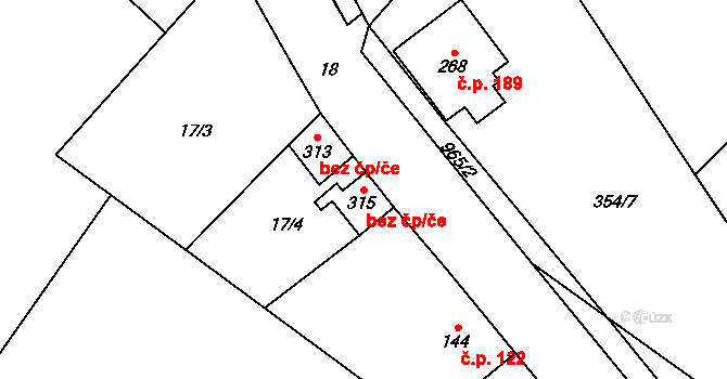 Libkovice pod Řípem 83933905 na parcele st. 315 v KÚ Libkovice pod Řípem, Katastrální mapa