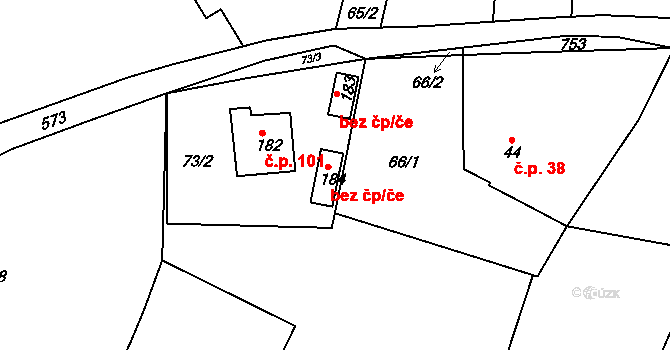 Lipoltice 40379906 na parcele st. 184 v KÚ Lipoltice, Katastrální mapa