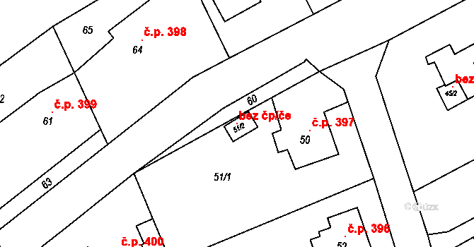 Velké Opatovice 102856907 na parcele st. 51/2 v KÚ Velké Opatovice, Katastrální mapa