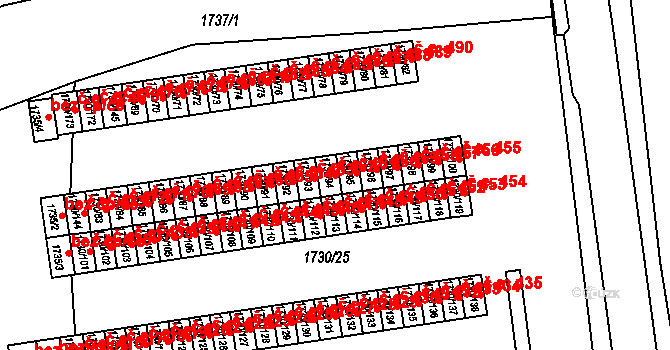 Miřetice u Klášterce nad Ohří 461, Klášterec nad Ohří na parcele st. 1730/94 v KÚ Miřetice u Klášterce nad Ohří, Katastrální mapa