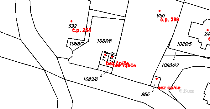 Prachatice 46145907 na parcele st. 1112 v KÚ Prachatice, Katastrální mapa