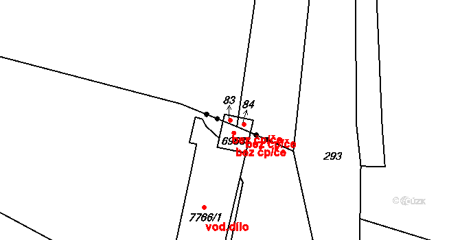 Cheb 48529907 na parcele st. 83 v KÚ Jindřichov u Tršnic, Katastrální mapa