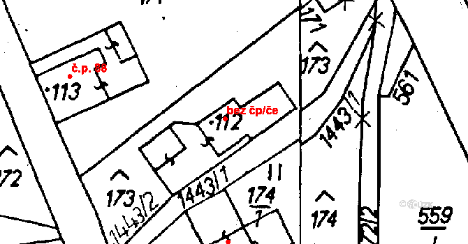 Jeřmanice 46993908 na parcele st. 112 v KÚ Jeřmanice, Katastrální mapa
