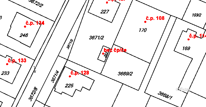 Kozojedy 42233909 na parcele st. 253 v KÚ Kozojedy u Kralovic, Katastrální mapa