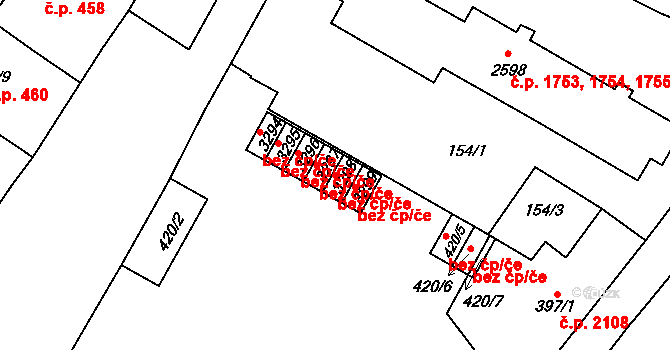 Svitavy 46405909 na parcele st. 3298 v KÚ Svitavy-předměstí, Katastrální mapa