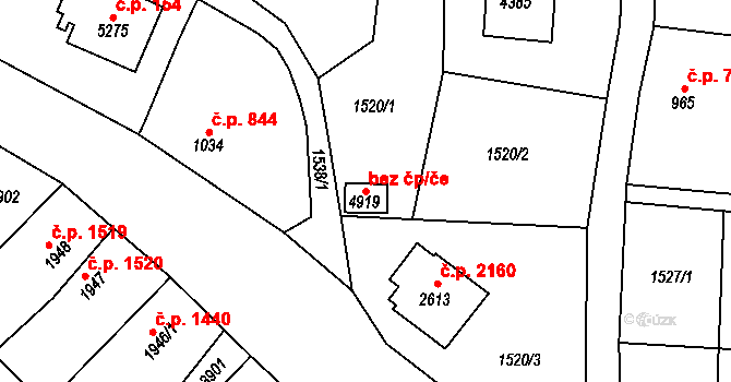 Dvůr Králové nad Labem 47817909 na parcele st. 4919 v KÚ Dvůr Králové nad Labem, Katastrální mapa