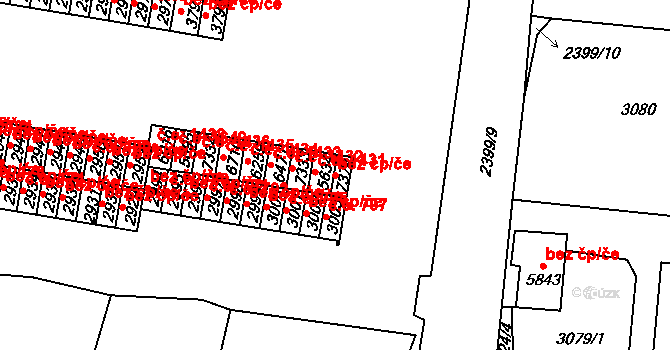 Cheb 42125910 na parcele st. 7374 v KÚ Cheb, Katastrální mapa