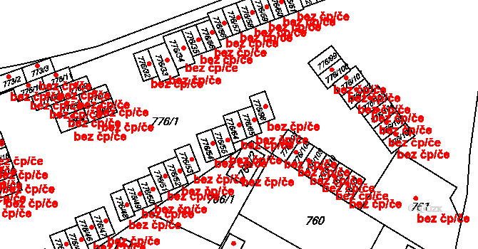 Jemnice 30672911 na parcele st. 776/64 v KÚ Jemnice, Katastrální mapa