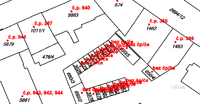Chrudim 41804911 na parcele st. 3022 v KÚ Chrudim, Katastrální mapa