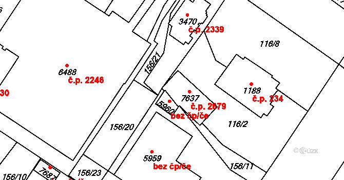Objekt 42501911, Katastrální mapa