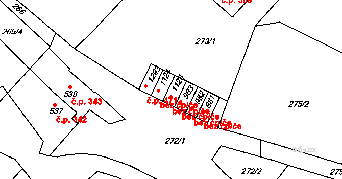 Adamov 48756911 na parcele st. 1123 v KÚ Adamov, Katastrální mapa