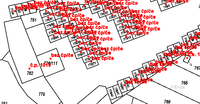Jemnice 50303911 na parcele st. 776/72 v KÚ Jemnice, Katastrální mapa