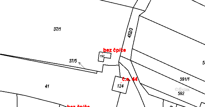 Lipová 103693912 na parcele st. 137 v KÚ Hrochov, Katastrální mapa