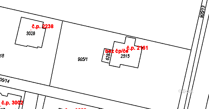 Dvůr Králové nad Labem 147098912 na parcele st. 6283 v KÚ Dvůr Králové nad Labem, Katastrální mapa