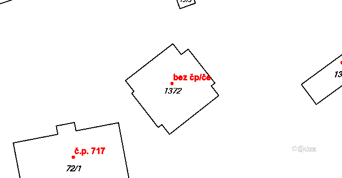 Třinec 40229912 na parcele st. 1372 v KÚ Konská, Katastrální mapa