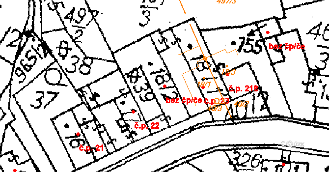 Libice nad Doubravou 44546912 na parcele st. 18/2 v KÚ Libice nad Doubravou, Katastrální mapa