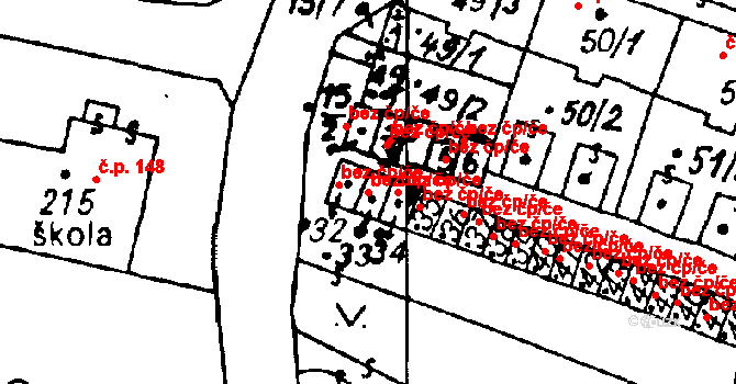 Heřmanova Huť 45767912 na parcele st. 33 v KÚ Vlkýš, Katastrální mapa