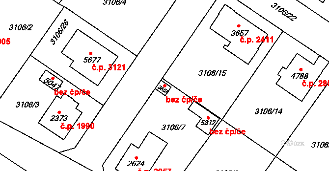 Dvůr Králové nad Labem 48730912 na parcele st. 3658 v KÚ Dvůr Králové nad Labem, Katastrální mapa
