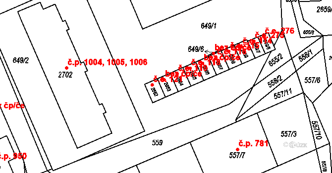 Oslavany 120, Katastrální mapa
