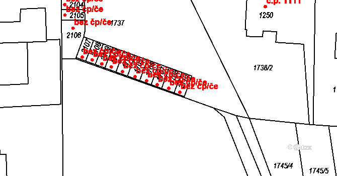Ústí nad Orlicí 41835913 na parcele st. 1708 v KÚ Ústí nad Orlicí, Katastrální mapa