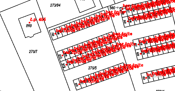 Třemošnice 43322913 na parcele st. 805 v KÚ Třemošnice nad Doubravou, Katastrální mapa