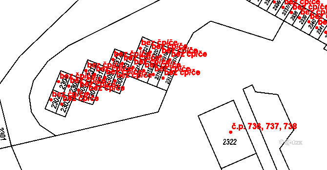 Nový Bor 45955913 na parcele st. 2317 v KÚ Nový Bor, Katastrální mapa
