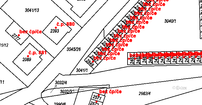 Lanškroun 45477914 na parcele st. 2546 v KÚ Lanškroun, Katastrální mapa