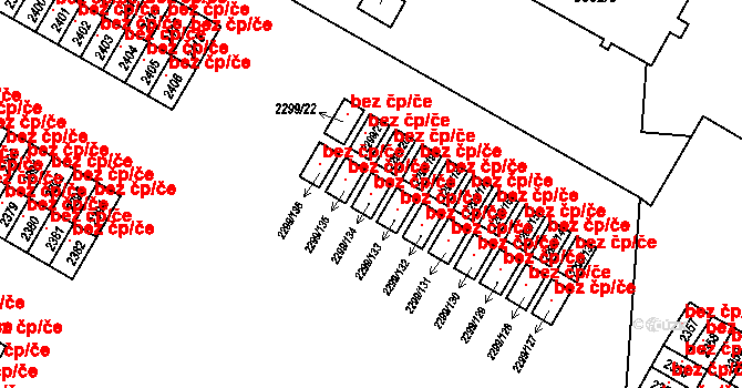 Česká Lípa 146910915 na parcele st. 2299/134 v KÚ Česká Lípa, Katastrální mapa