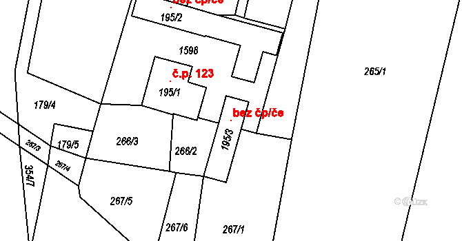 Frýdlant nad Ostravicí 106799916 na parcele st. 195/3 v KÚ Lubno, Katastrální mapa