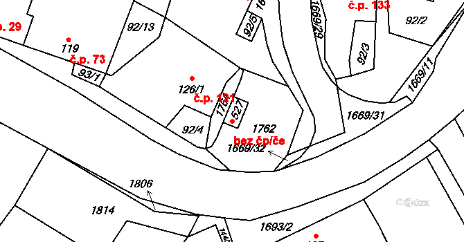 Ostrov u Macochy 41287916 na parcele st. 527 v KÚ Ostrov u Macochy, Katastrální mapa