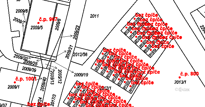 Týniště nad Orlicí 44325916 na parcele st. 2012/14 v KÚ Týniště nad Orlicí, Katastrální mapa