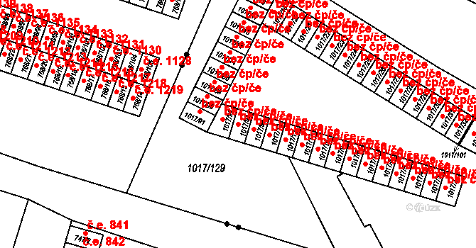 Bohumín 47890916 na parcele st. 1017/93 v KÚ Nový Bohumín, Katastrální mapa