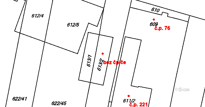 Děhylov 48005916 na parcele st. 613/2 v KÚ Děhylov, Katastrální mapa