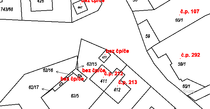 Škrdlovice 119641917 na parcele st. 477 v KÚ Škrdlovice, Katastrální mapa
