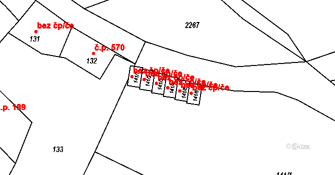 Vítkov 48830917 na parcele st. 141/4 v KÚ Vítkov, Katastrální mapa