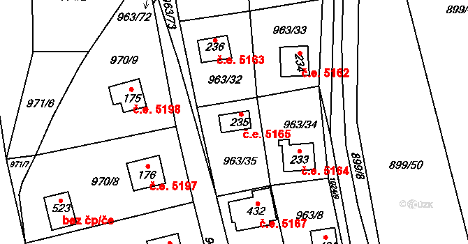 Kozojedy 165, Katastrální mapa