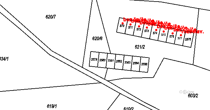 Olešnice v Orlických horách 44255918 na parcele st. 580 v KÚ Olešnice v Orlických horách, Katastrální mapa