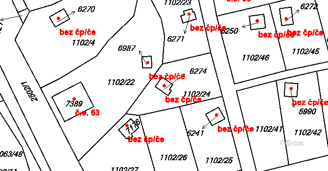 Havlíčkův Brod 38681919 na parcele st. 6274 v KÚ Havlíčkův Brod, Katastrální mapa