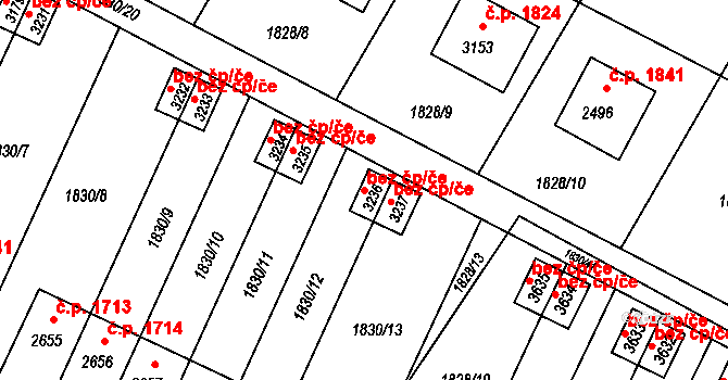 Hořice 45959919 na parcele st. 3236 v KÚ Hořice v Podkrkonoší, Katastrální mapa