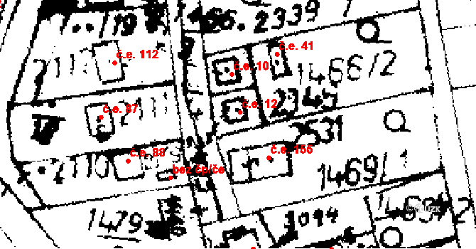 Byšičky 12, Lysá nad Labem na parcele st. 2435 v KÚ Lysá nad Labem, Katastrální mapa