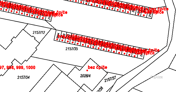 Pečky 39886921 na parcele st. 2038 v KÚ Pečky, Katastrální mapa