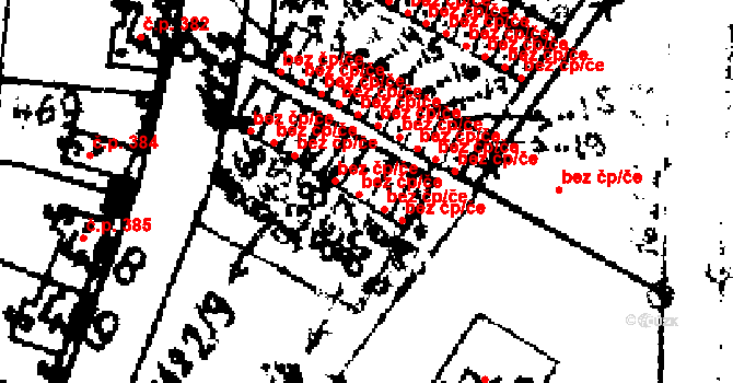 Velvary 43580921 na parcele st. 857 v KÚ Velvary, Katastrální mapa