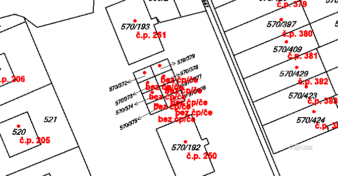 Žďár nad Sázavou 47086921 na parcele st. 570/377 v KÚ Zámek Žďár, Katastrální mapa