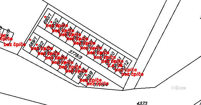 Horní Jiřetín 48217921 na parcele st. 690/9 v KÚ Horní Jiřetín, Katastrální mapa