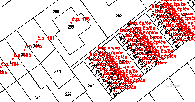 Přerov 48446921 na parcele st. 271 v KÚ Kozlovice u Přerova, Katastrální mapa